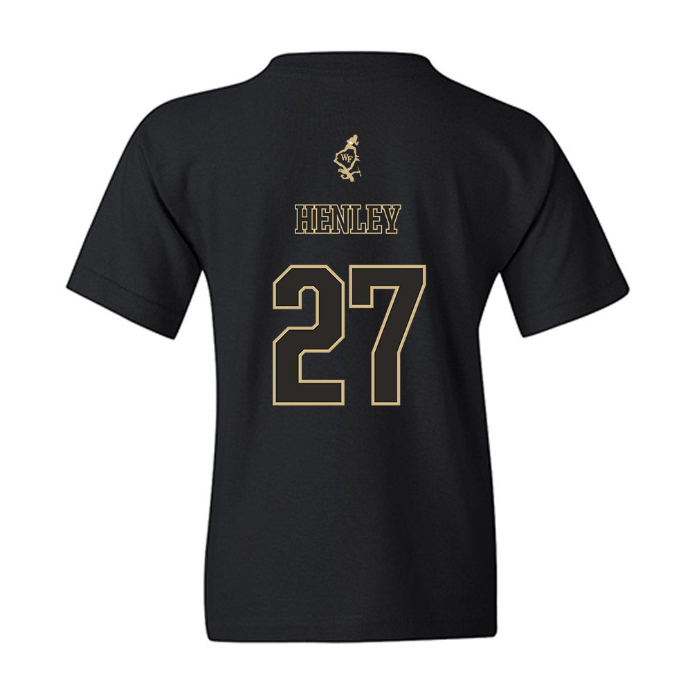 Wake Forest - NCAA Football : Ryan Henley - Youth T-Shirt-1