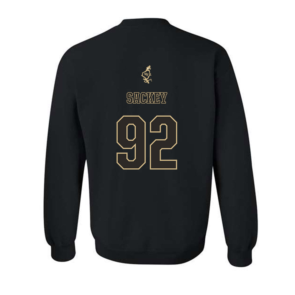 Wake Forest - NCAA Football : Sefa Sackey - Crewneck Sweatshirt-1