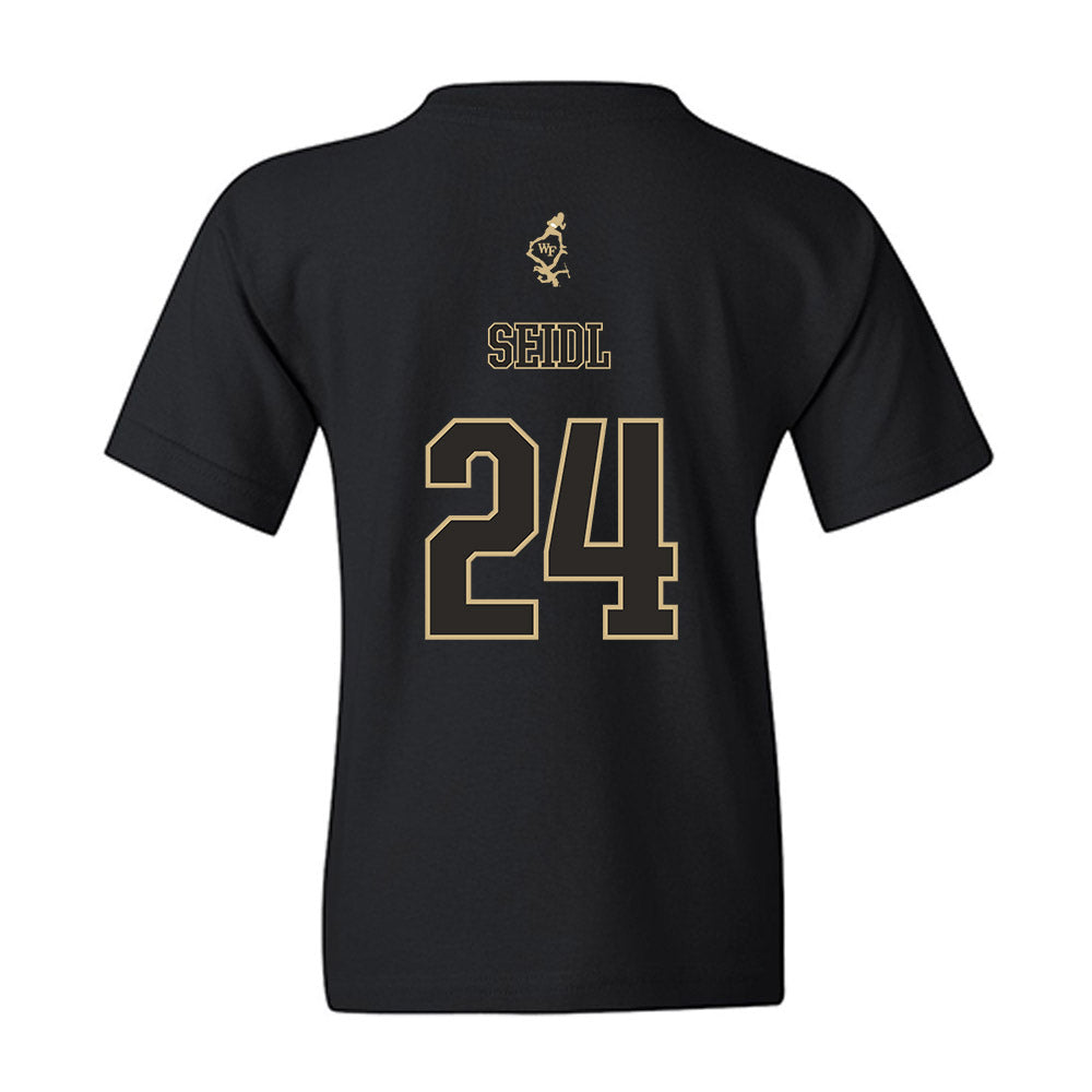 Wake Forest - NCAA Football : Sawyer Seidl - Youth T-Shirt-1