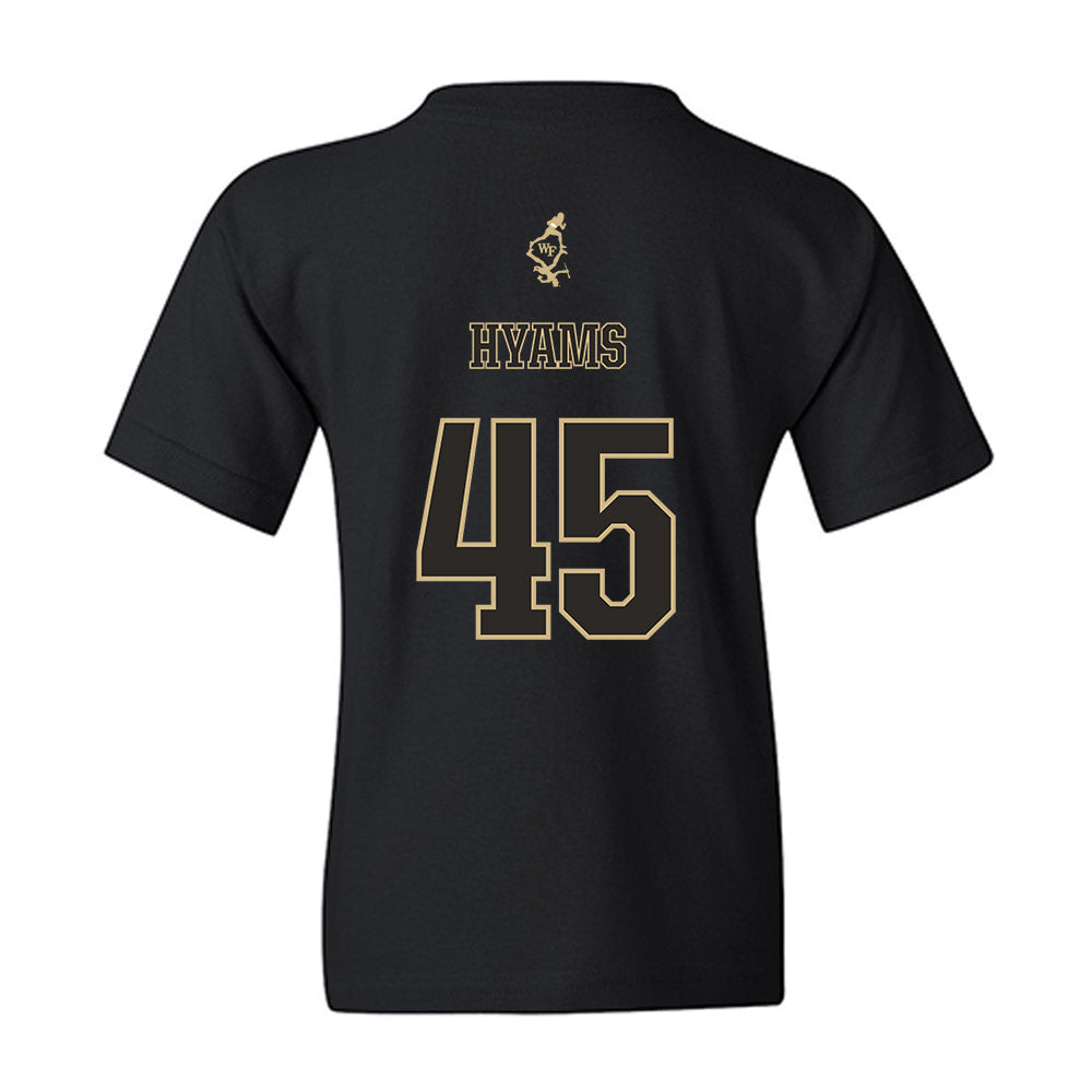 Wake Forest - NCAA Football : Ethan Hyams - Youth T-Shirt-1