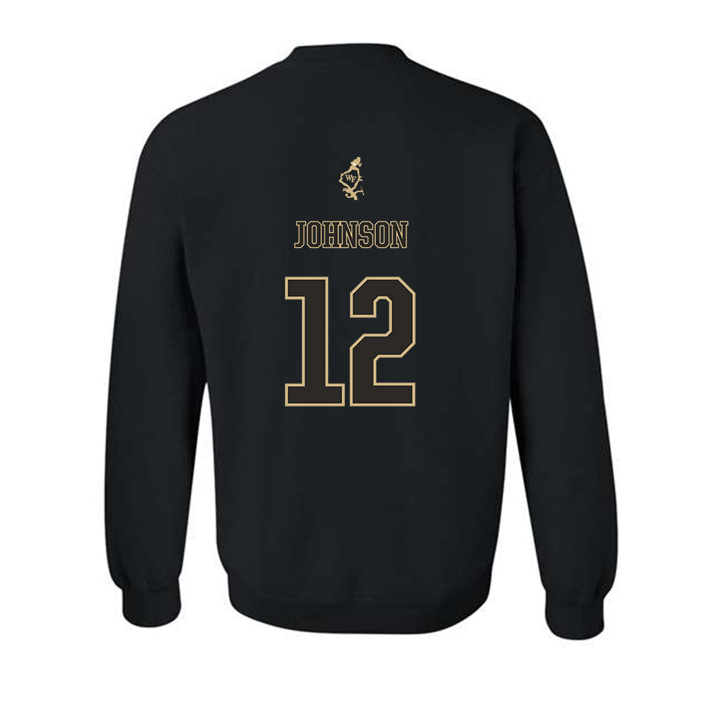 Wake Forest - NCAA Football : Kamrean Johnson - Crewneck Sweatshirt-1