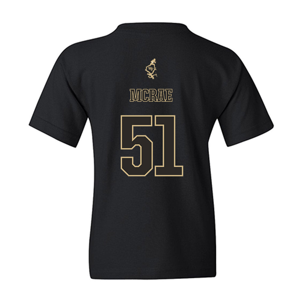 Wake Forest - NCAA Football : Devin McRae - Youth T-Shirt-1