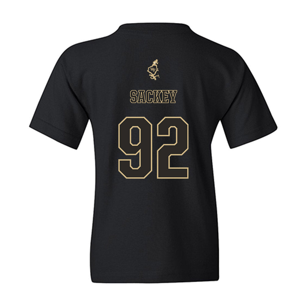 Wake Forest - NCAA Football : Sefa Sackey - Youth T-Shirt-1