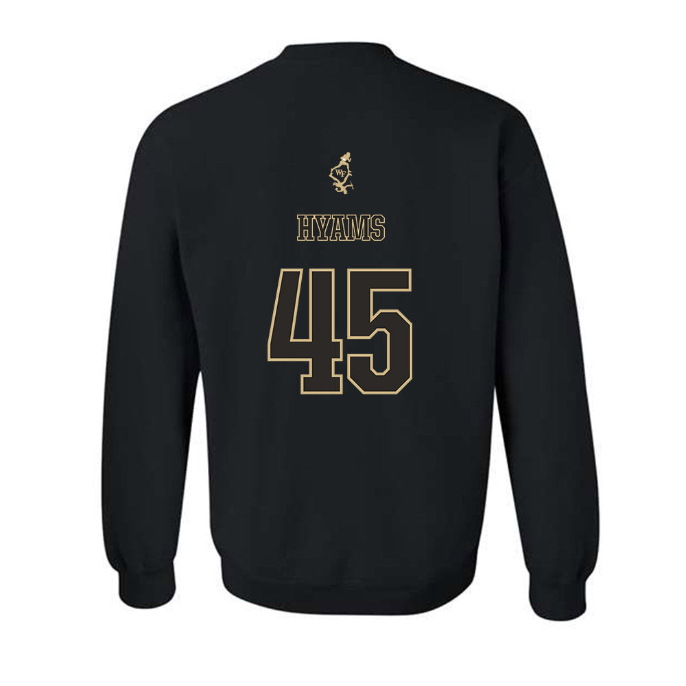 Wake Forest - NCAA Football : Ethan Hyams - Crewneck Sweatshirt-1