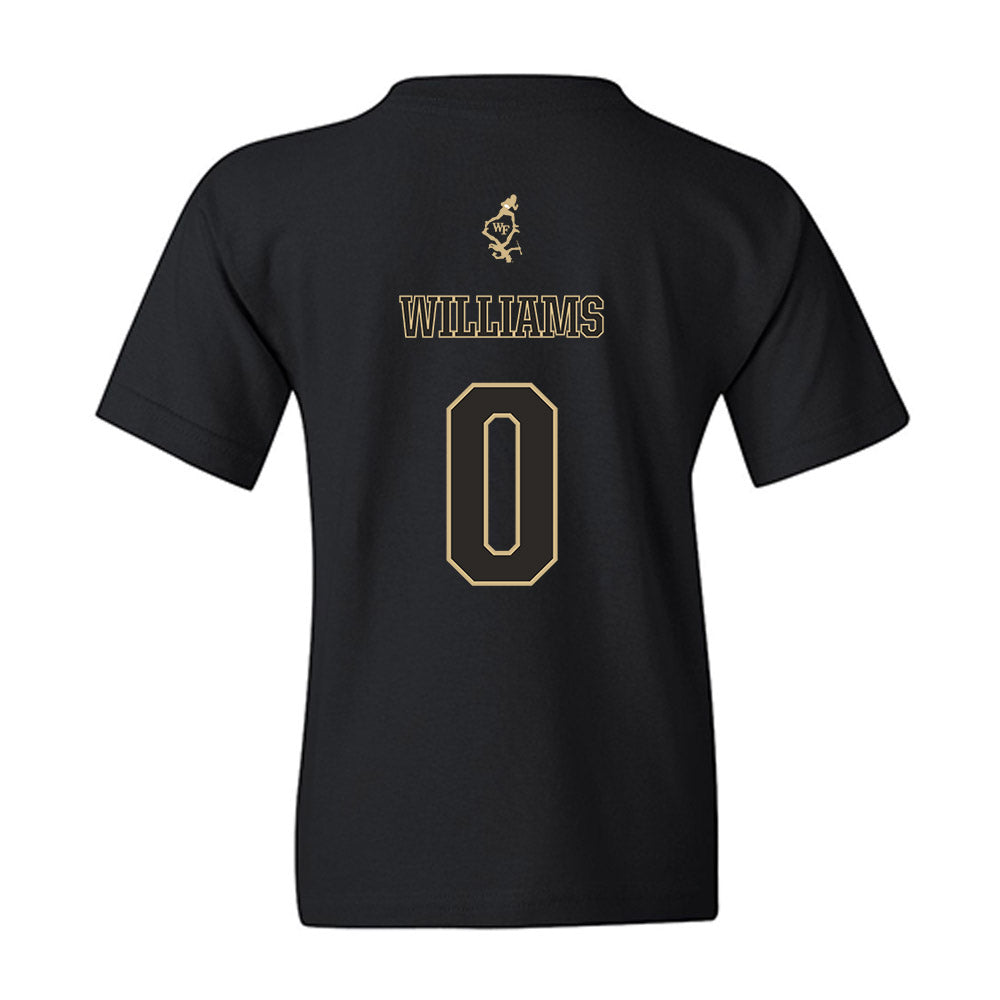 Wake Forest - NCAA Football : Eric Williams - Youth T-Shirt-1