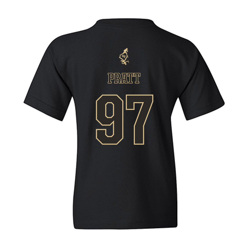 Wake Forest - NCAA Football : Josiah Pratt - Youth T-Shirt-1