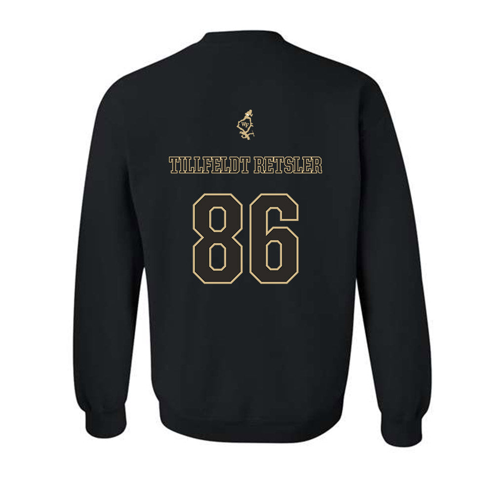 Wake Forest - NCAA Football : Maximilian Tillfeldt Retsler - Crewneck Sweatshirt-1