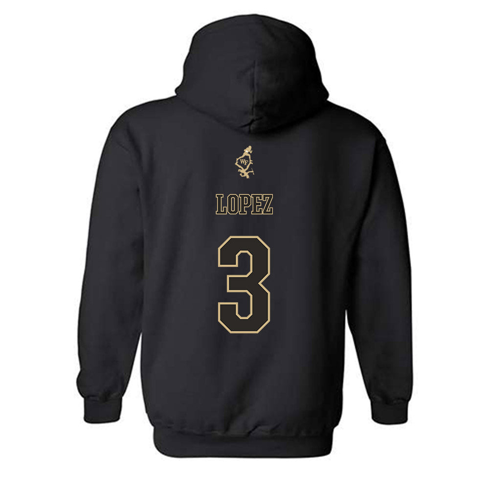 Wake Forest - NCAA Football : Gio Lopez - Hooded Sweatshirt-1
