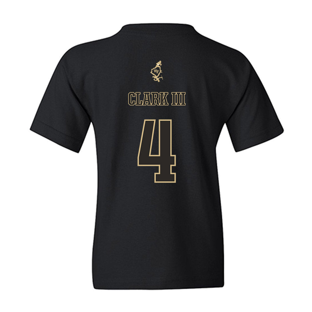 Wake Forest - NCAA Football : Ty Clark III - Youth T-Shirt-1