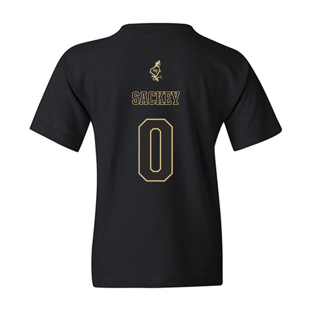 Wake Forest - NCAA Football : Sefa Sackey - Youth T-Shirt-1