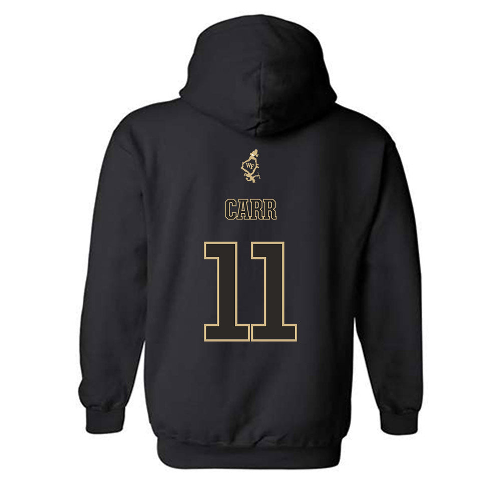 Wake Forest - NCAA Football : Nyquavion Carr - Hooded Sweatshirt-1