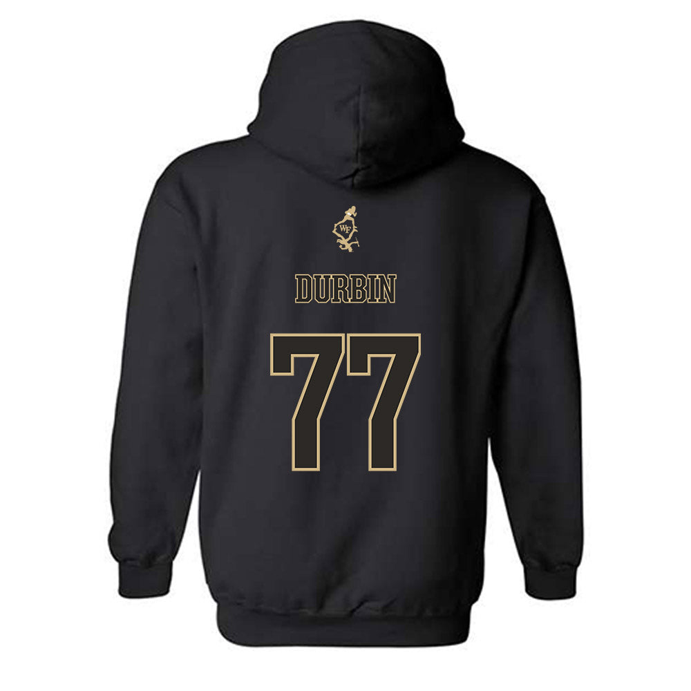 Wake Forest - NCAA Football : Dylan Durbin - Hooded Sweatshirt-1