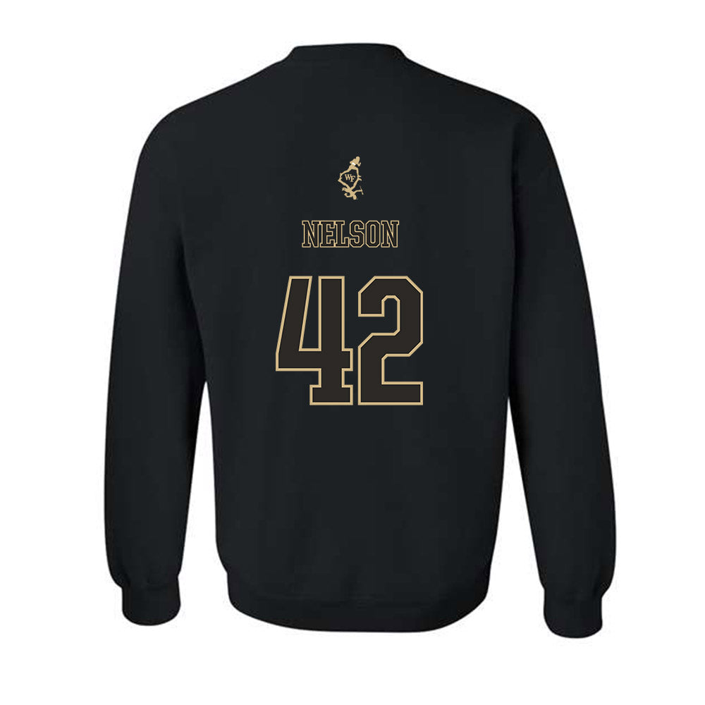 Wake Forest - NCAA Football : Isaac Nelson - Crewneck Sweatshirt-1