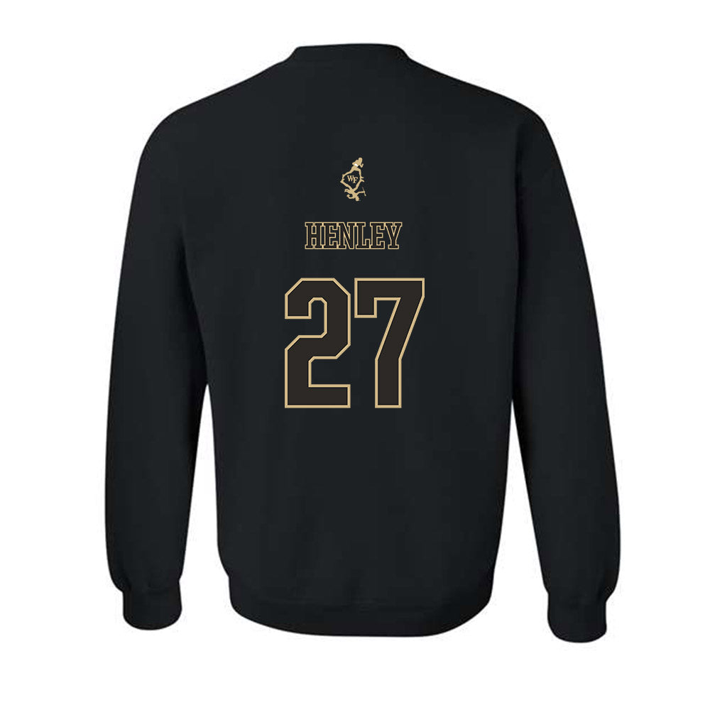 Wake Forest - NCAA Football : Ryan Henley - Crewneck Sweatshirt-1