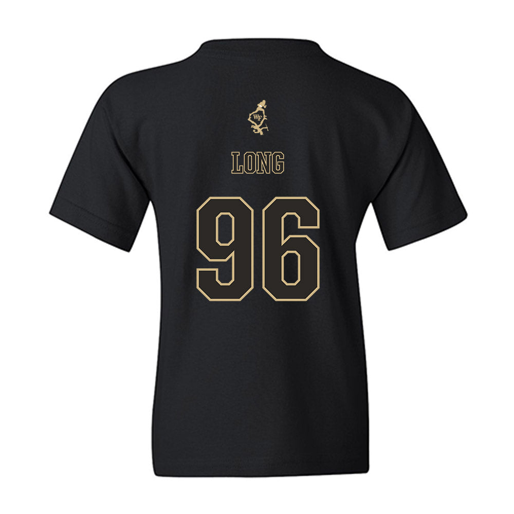 Wake Forest - NCAA Football : Cooper Long - Youth T-Shirt-1