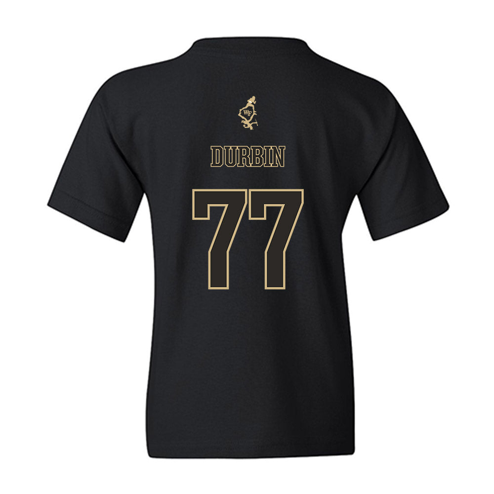 Wake Forest - NCAA Football : Dylan Durbin - Youth T-Shirt-1