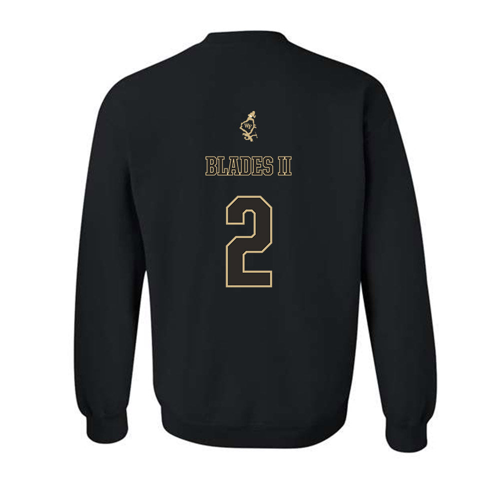 Wake Forest - NCAA Football : Brian Blades II - Crewneck Sweatshirt-1