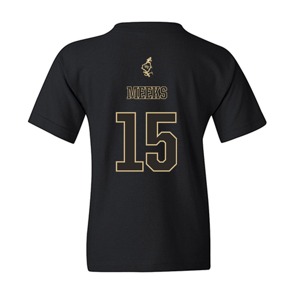 Wake Forest - NCAA Football : Antonio Meeks - Youth T-Shirt-1