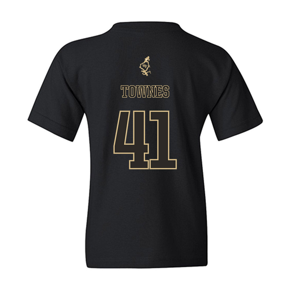 Wake Forest - NCAA Football : Kalil Townes - Youth T-Shirt-1
