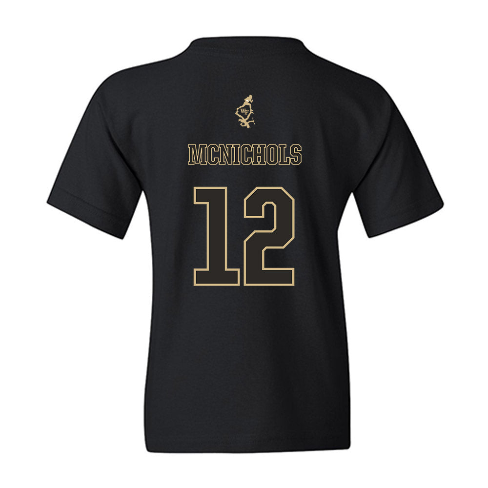 Wake Forest - NCAA Football : Tylan McNichols - Youth T-Shirt-1