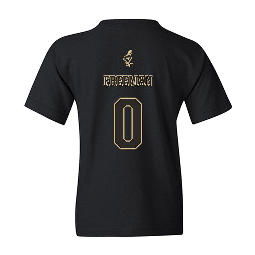 Wake Forest - NCAA Football : Wyatt Freeman - Youth T-Shirt-1