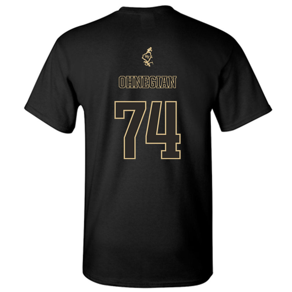 Wake Forest - NCAA Football : John Ohnegian - T-Shirt-1