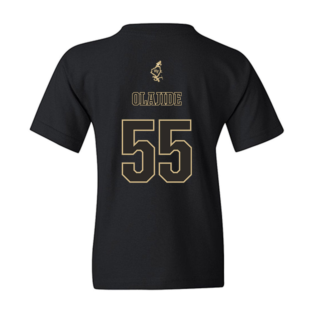Wake Forest - NCAA Football : Tolu Olajide - Youth T-Shirt-1