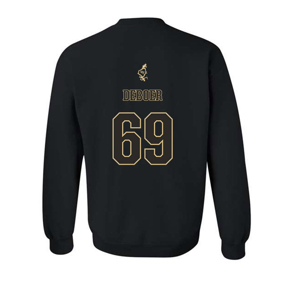 Wake Forest - NCAA Football : Dalton DeBoer - Crewneck Sweatshirt-1