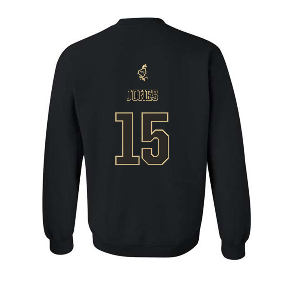 Wake Forest - NCAA Football : Gannon Jones - Crewneck Sweatshirt-1