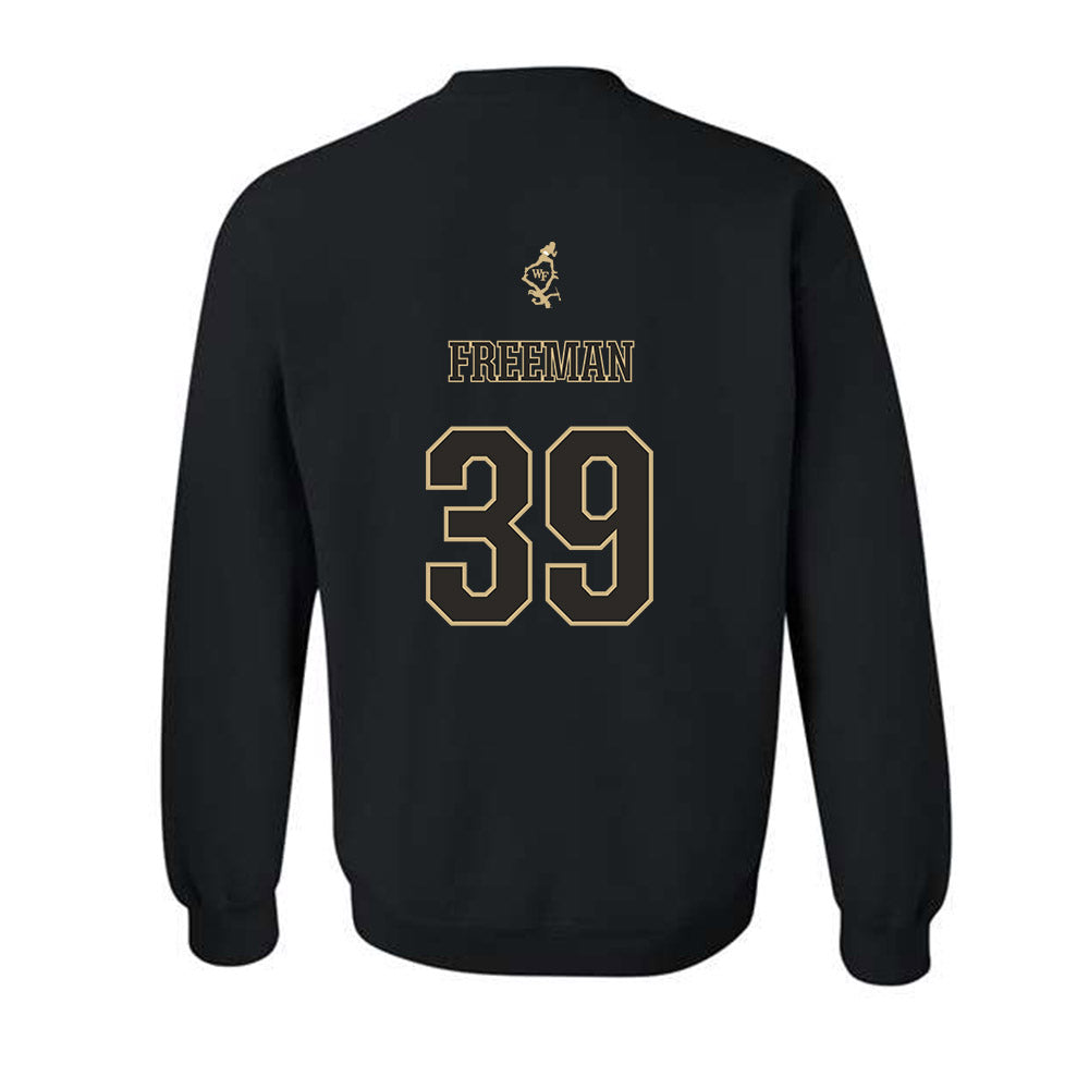 Wake Forest - NCAA Football : Wyatt Freeman - Crewneck Sweatshirt-1