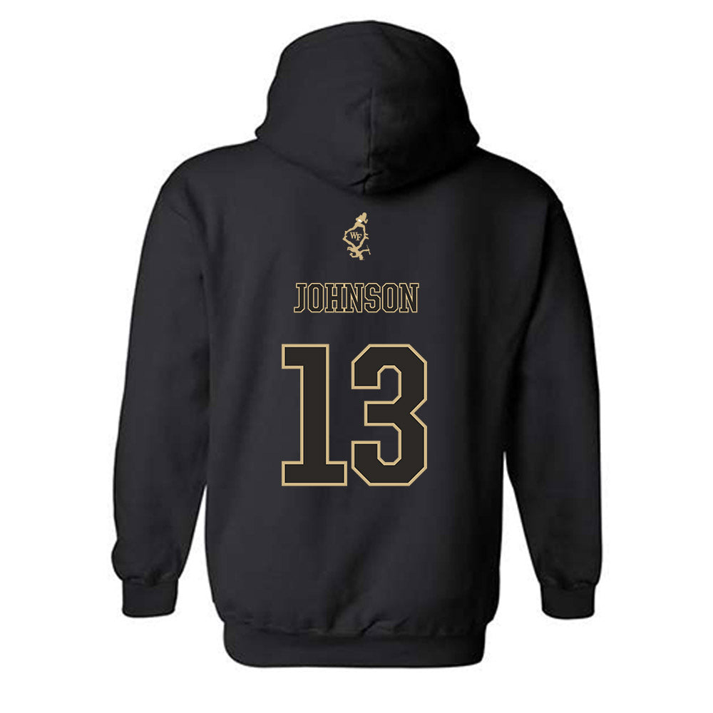 Wake Forest - NCAA Football : Billy Johnson - Hooded Sweatshirt-1