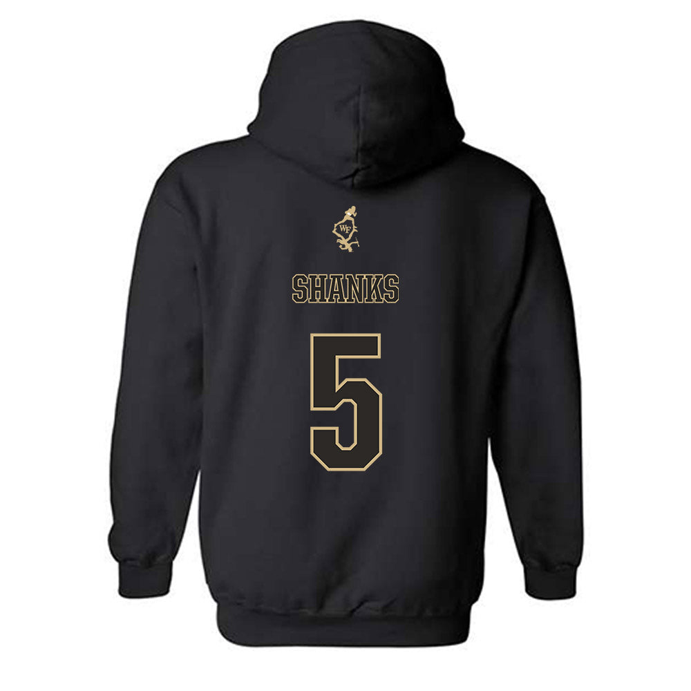 Wake Forest - NCAA Football : Kam Shanks - Hooded Sweatshirt-1
