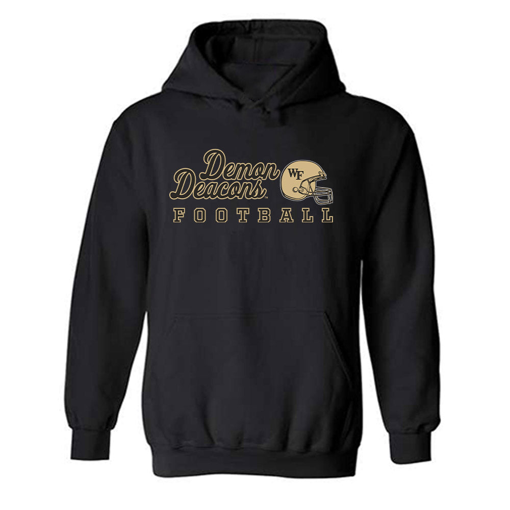 Wake Forest - NCAA Football : Chase Tyler - Hooded Sweatshirt-0