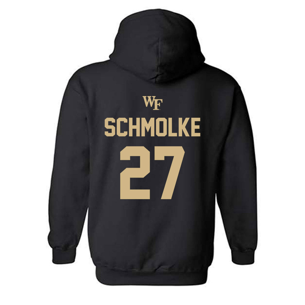 Wake Forest - NCAA Baseball : Luke Schmolke - Sports Shersey Hooded Sweatshirt-1