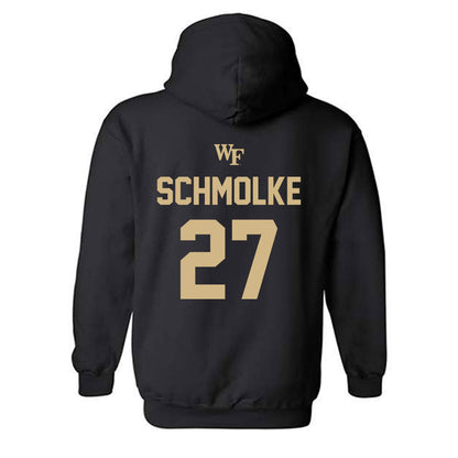 Wake Forest - NCAA Baseball : Luke Schmolke - Sports Shersey Hooded Sweatshirt-1