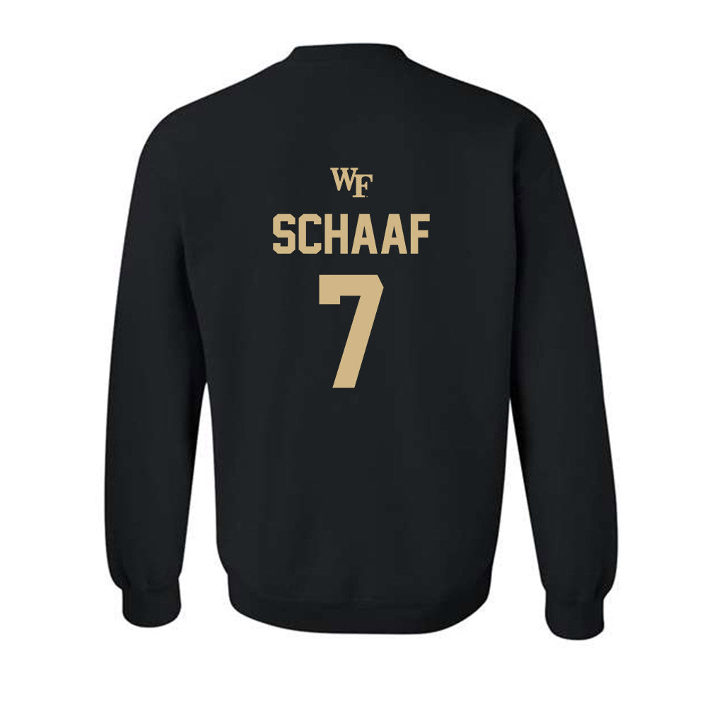Wake Forest - NCAA Baseball : Blake Schaaf - Sports Shersey Crewneck Sweatshirt-1