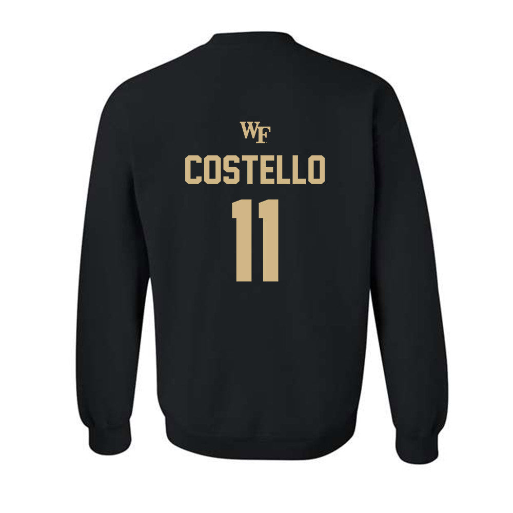 Wake Forest - NCAA Baseball : Luke Costello - Sports Shersey Crewneck Sweatshirt-1