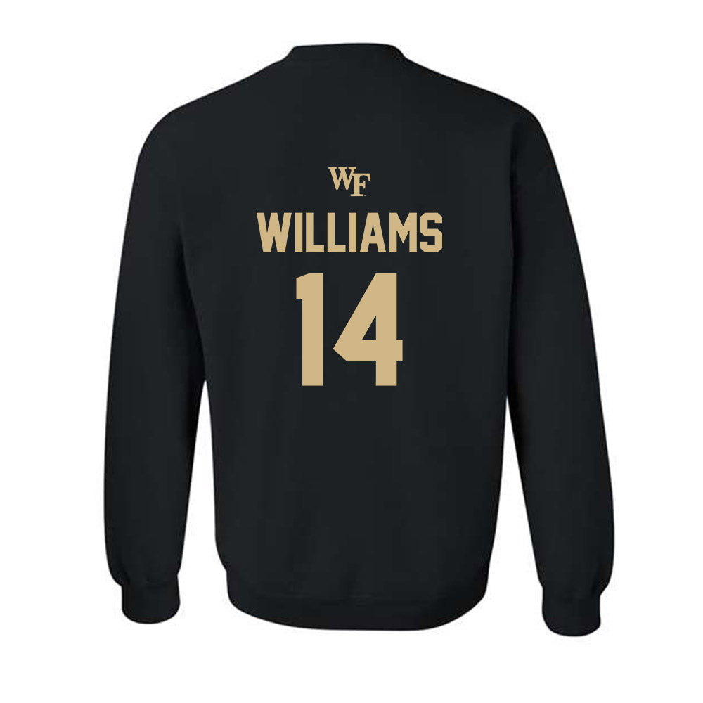 Wake Forest - NCAA Baseball : Javar Williams - Sports Shersey Crewneck Sweatshirt-1
