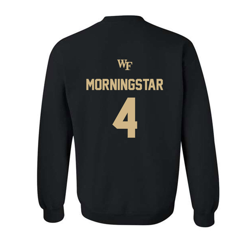 Wake Forest - NCAA Baseball : Blake Morningstar - Sports Shersey Crewneck Sweatshirt-1