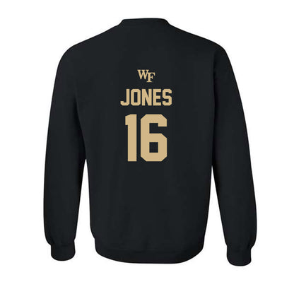 Wake Forest - NCAA Baseball : Evan Jones - Sports Shersey Crewneck Sweatshirt-1