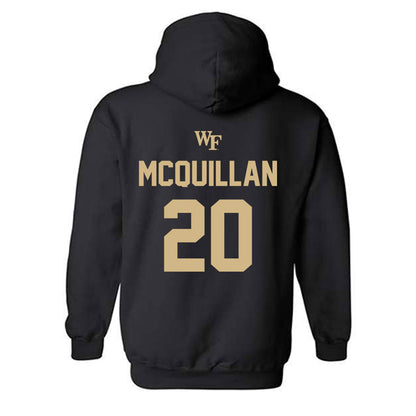 Wake Forest - NCAA Baseball : TJ McQuillan - Sports Shersey Hooded Sweatshirt-1