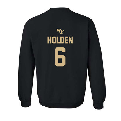 Wake Forest - NCAA Baseball : Will Holden - Sports Shersey Crewneck Sweatshirt-1