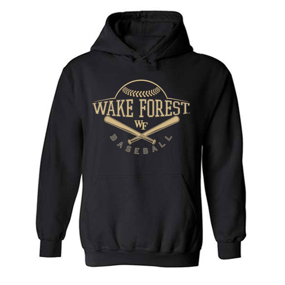 Wake Forest - NCAA Baseball : Logan D'Amico - Sports Shersey Hooded Sweatshirt-0
