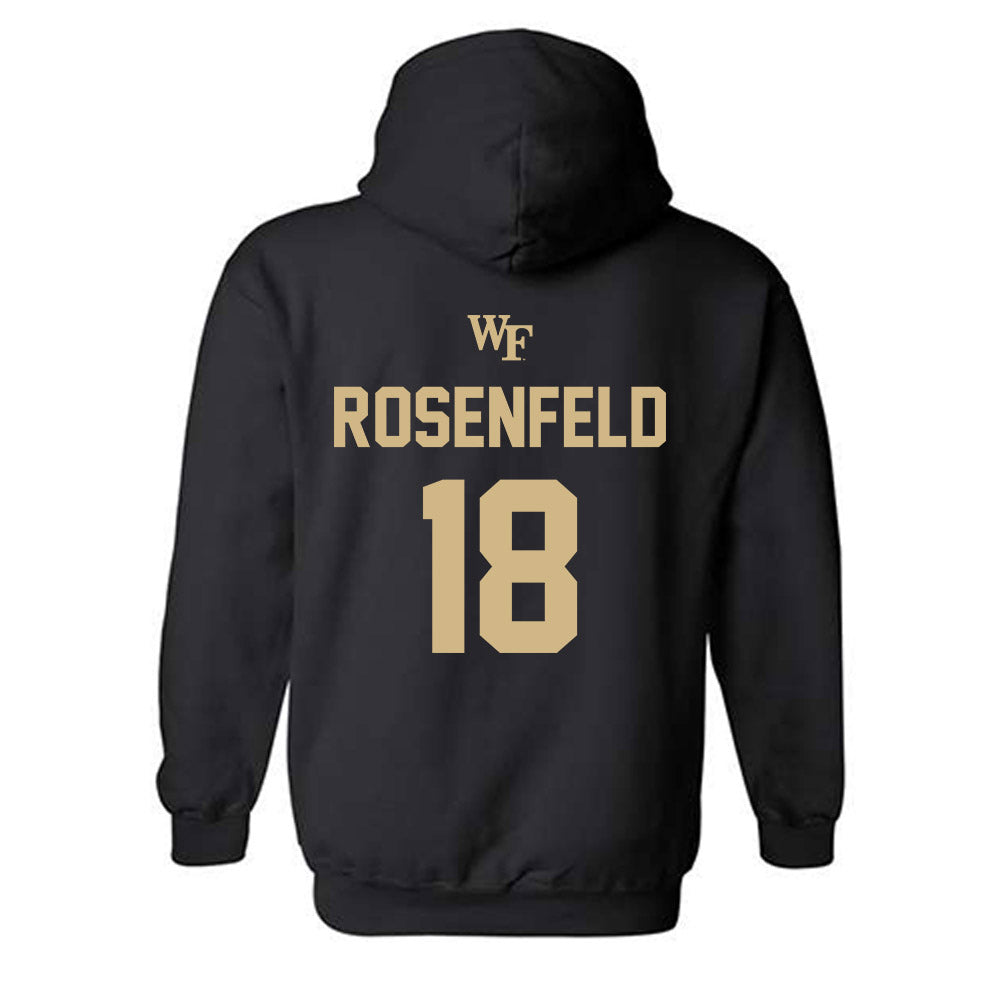 Wake Forest - NCAA Men's Soccer : Henry Rosenfeld - Sports Shersey Hooded Sweatshirt-1