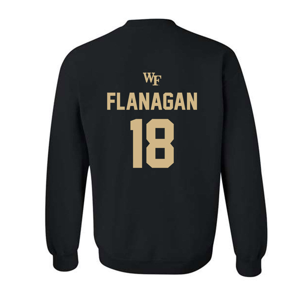 Wake Forest - NCAA Women's Soccer : Allie Flanagan - Sports Shersey Crewneck Sweatshirt-1
