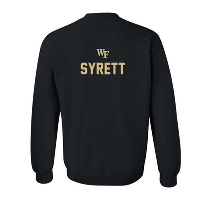 Wake Forest - NCAA Men's Soccer : Graham Syrett - Sports Shersey Crewneck Sweatshirt-1