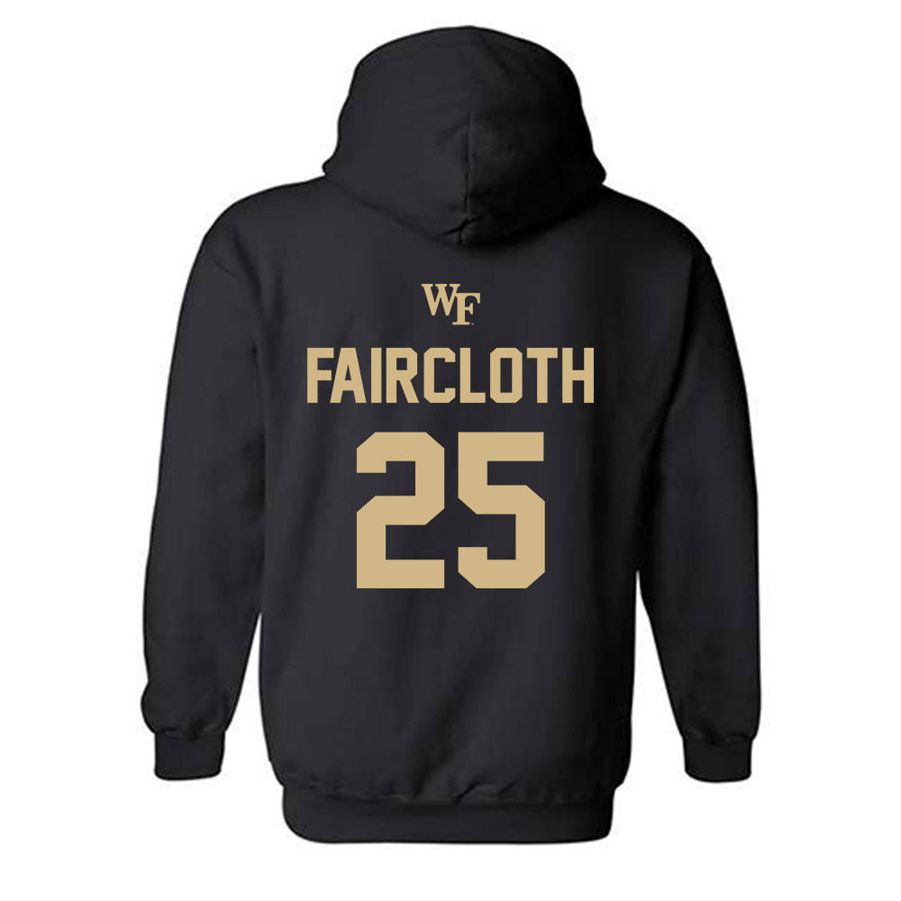 Wake Forest - NCAA Women's Soccer : Sophie Faircloth - Sports Shersey Hooded Sweatshirt-1