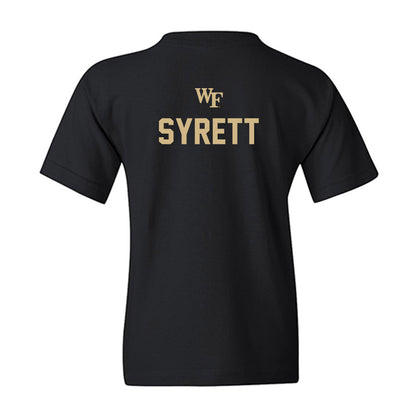 Wake Forest - NCAA Men's Soccer : Graham Syrett - Sports Shersey Youth T-Shirt-1