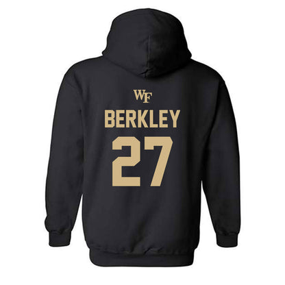 Wake Forest - NCAA Men's Soccer : Copeland Berkley - Sports Shersey Hooded Sweatshirt-1