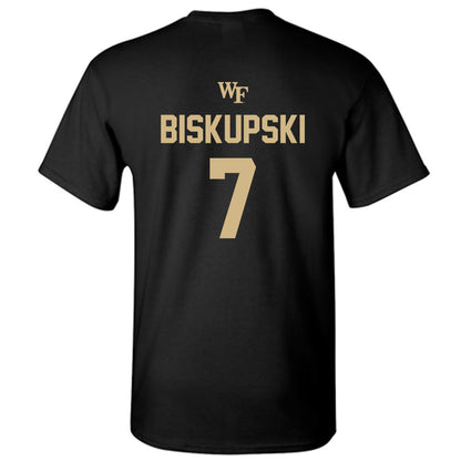 Wake Forest - NCAA Men's Soccer : Philip Biskupski - Sports Shersey T-Shirt-1